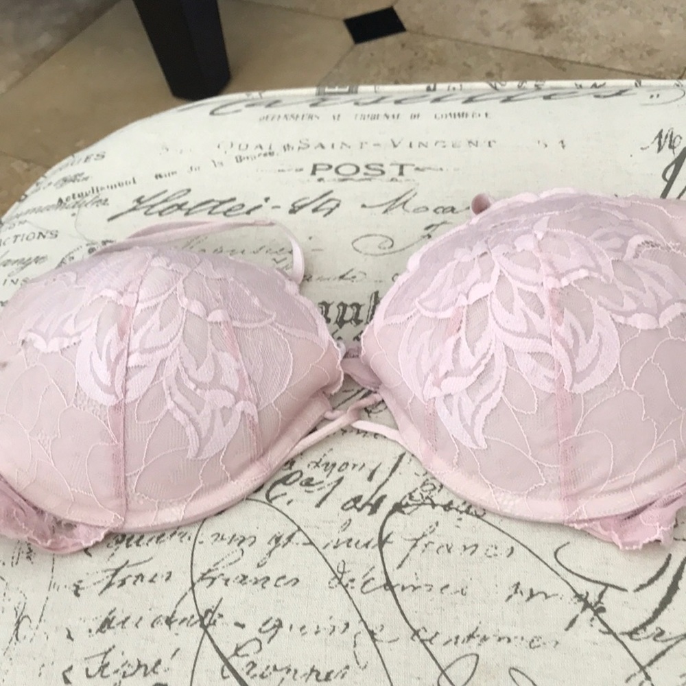Pink bra